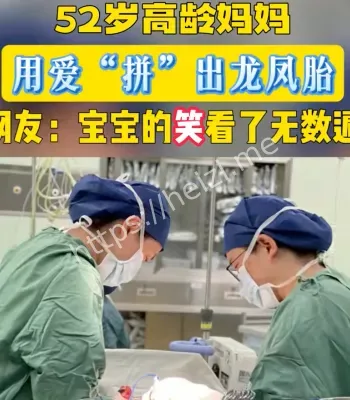 高龄女子诞下龙凤胎